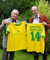 Sponsor Herr Böhm, Peter Adamczyk (Fachobmann Sport)