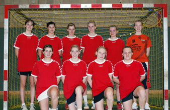 Handballteam Mädchen