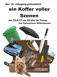 Plakat Ein Koffer voller Szenen'